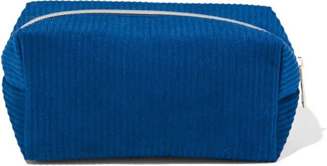 HEMA Etui Rib Blauw