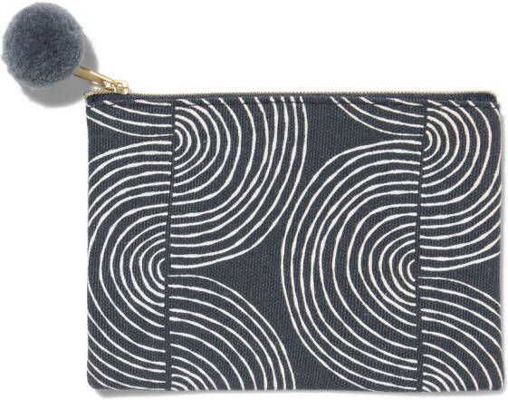 HEMA Etui XS Blauw Grafisch