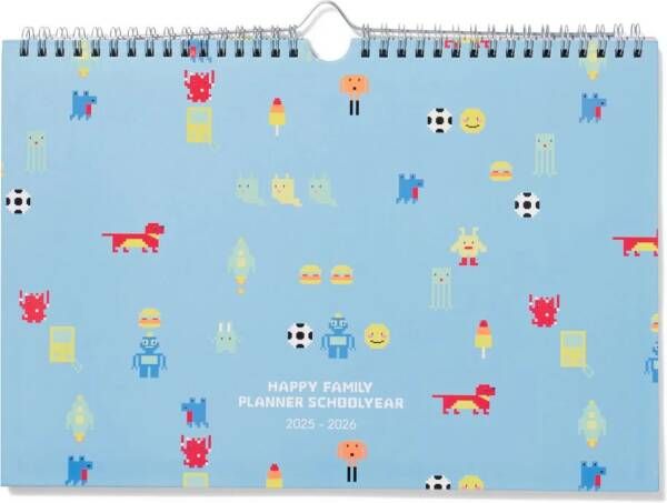 HEMA Familieplanner 31x21.5cm Pixel