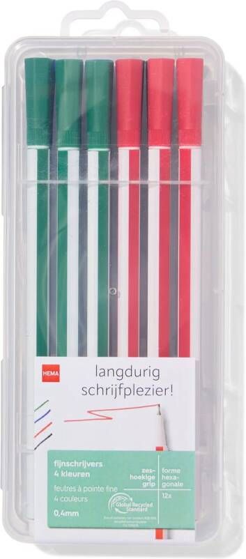 HEMA Fijnschrijvers 12 Stuks