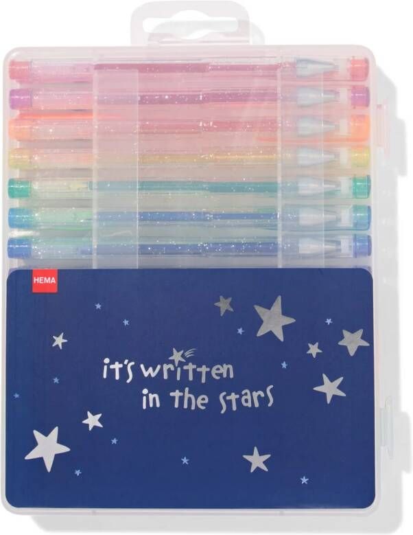 HEMA Gelpennen Groot Glitter 30 Stuks (multi)