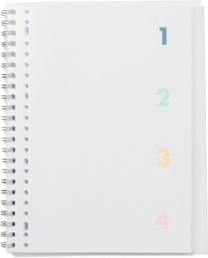 HEMA Collegeblok 4-in-1 A4 gelinieerd