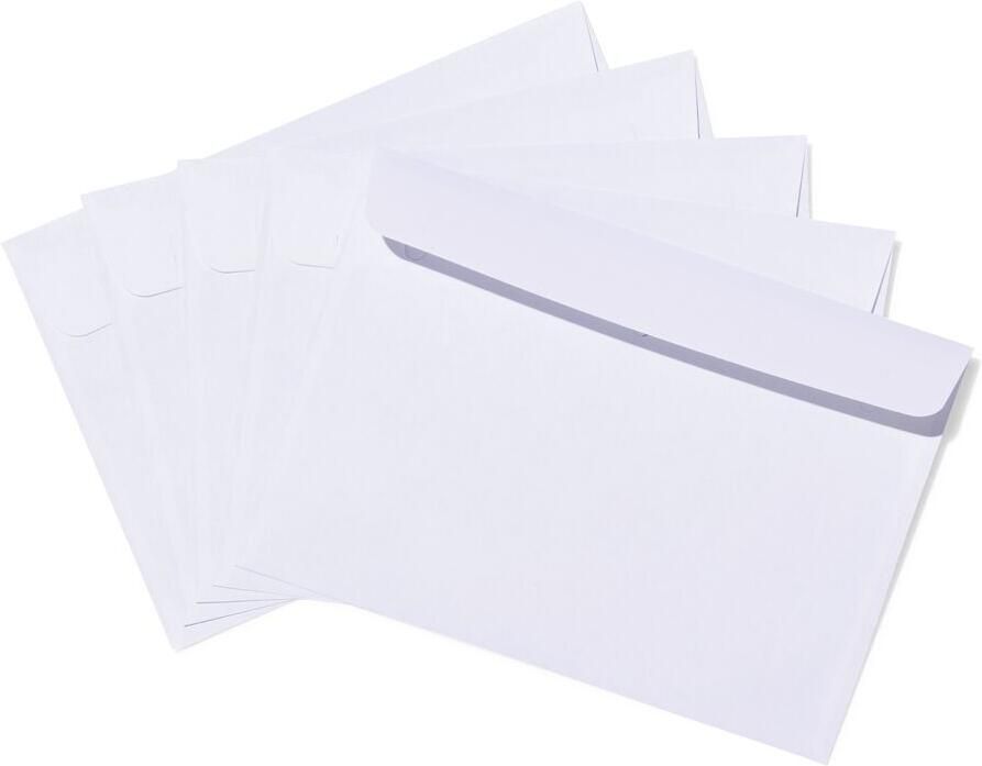 HEMA Enveloppen C6 wit 40 stuks