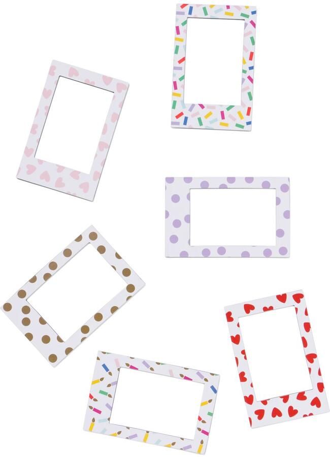 HEMA Magnetische fotoframes confetti 6 stuks