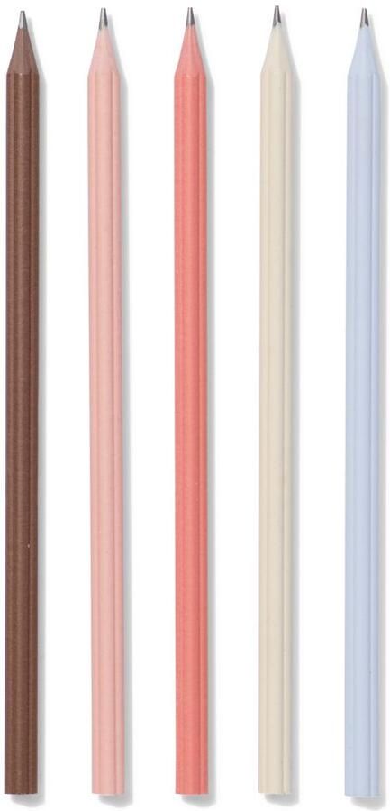 HEMA Potlodenset 17.5cm HB 5 stuks (multicolor)