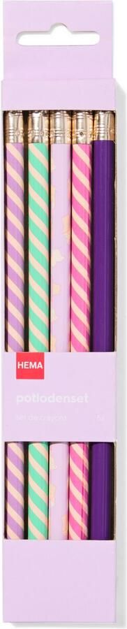 HEMA Potlodenset multi 5 stuks