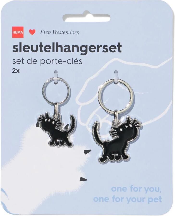 HEMA Siepie sleutelhangers 12cm 2 stuks