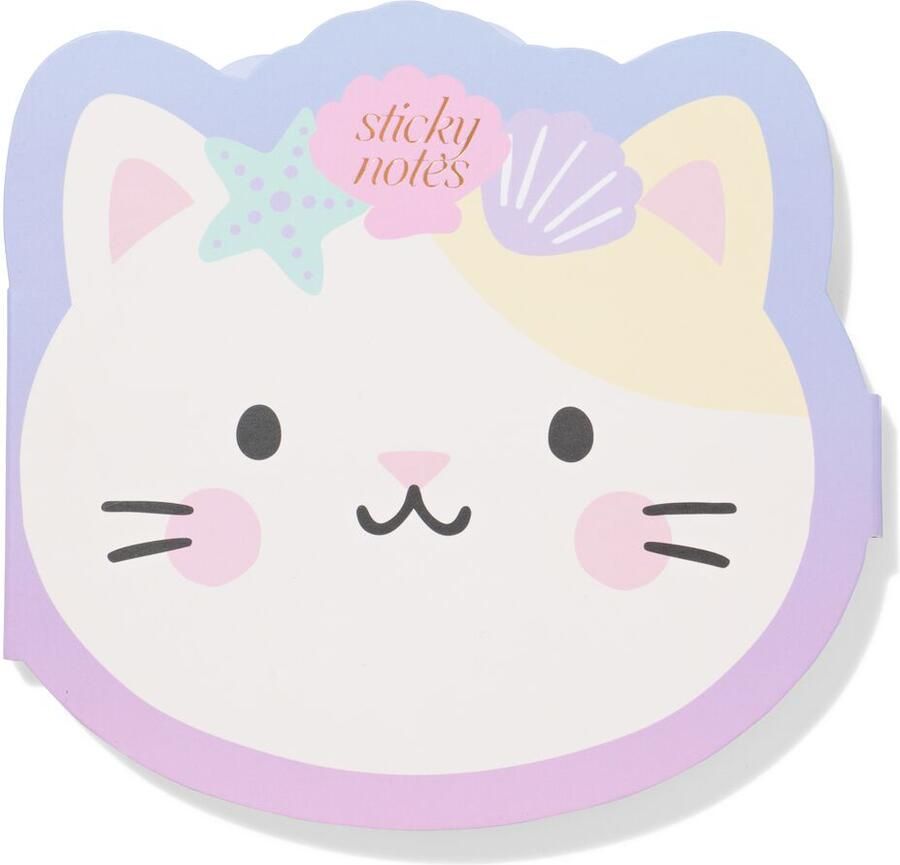 HEMA Sticky notes boekje 15x14.5cm katten