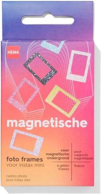 HEMA Instax Magnetische Fotoframes Glitter 6 Stuks