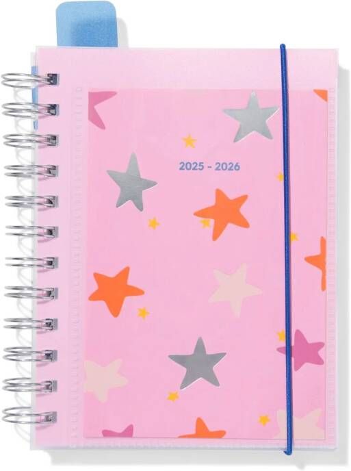 HEMA Insteek Schoolagenda 18.6x14cm Sterren