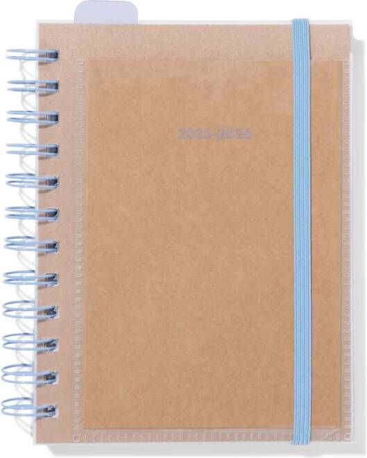 HEMA Insteek Schoolagenda 25-26 16.1x14cm Kraft