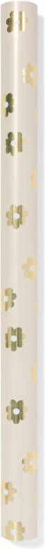 HEMA Kaftpapier 300x50cm Bloemen Beige