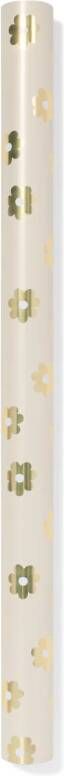 HEMA Kaftpapier 300x50cm Bloemen Beige