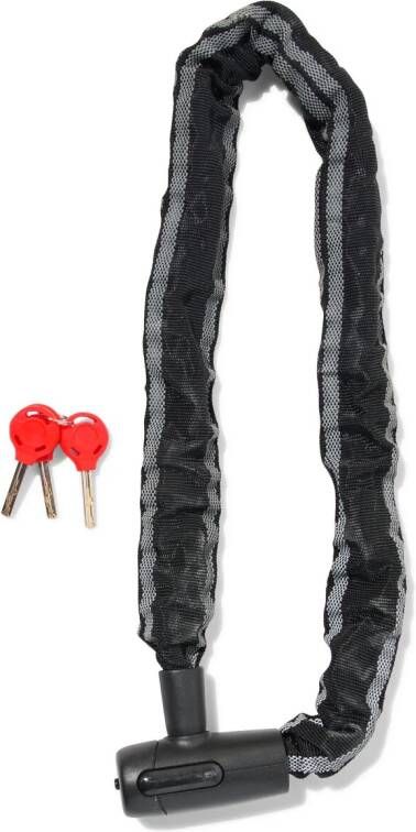 HEMA Ketting Met Vast Slot 90cm Ø8mm Zwart