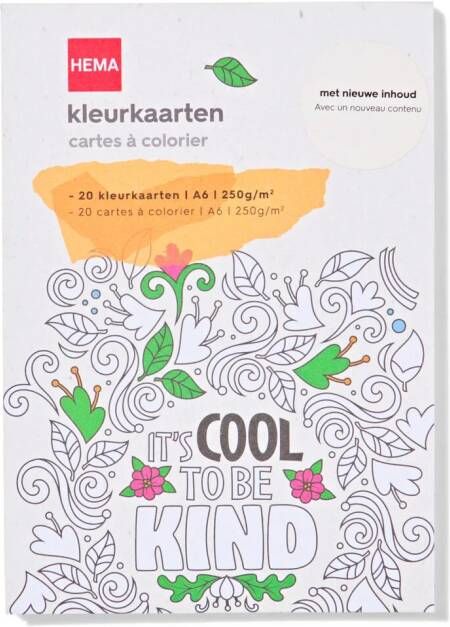 HEMA Kleurkaarten A6 DIY