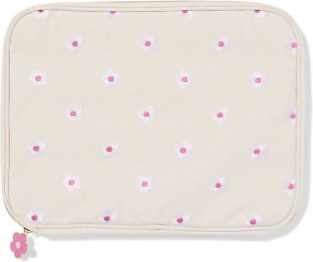 HEMA Laptoptas Canvas 35x26cm Bloemen