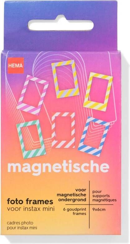 HEMA Magnetische Fotoframes Streep 6 Stuks