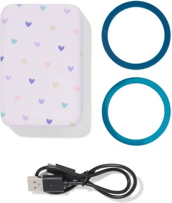 HEMA Magnetische Powerbank 10.000mAh Hartjes