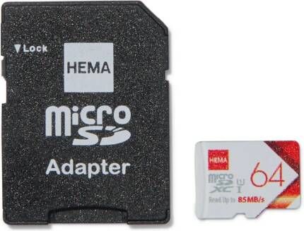 HEMA Micro SD Geheugenkaart 64GB