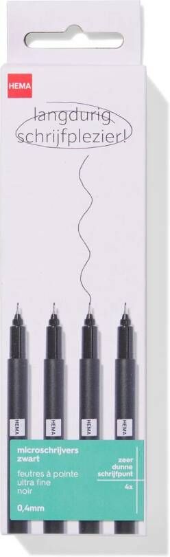 HEMA Microschrijvers 4 Stuks