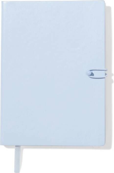 HEMA Notitieboek 12.8x17.8 PU Gelinieerd Blauw