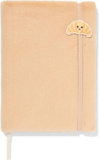 HEMA Notitieboek A5 Fluffy Croissant