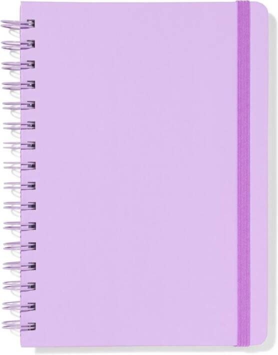 HEMA Notitieboek A5 Gelinieerd Lila