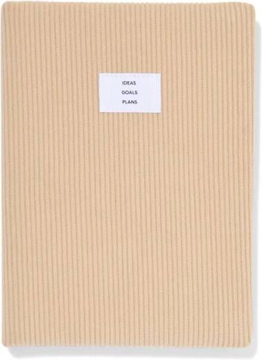 HEMA Notitieboek A5 Ribstof &apos;ideas&apos;