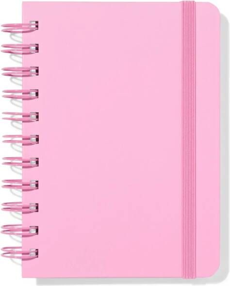 HEMA Notitieboek A6 Gelinieerd Roze