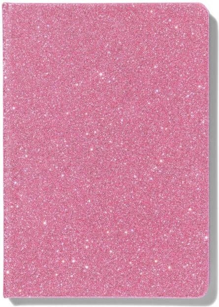 HEMA Notitieboekje A5 Glitter Roze