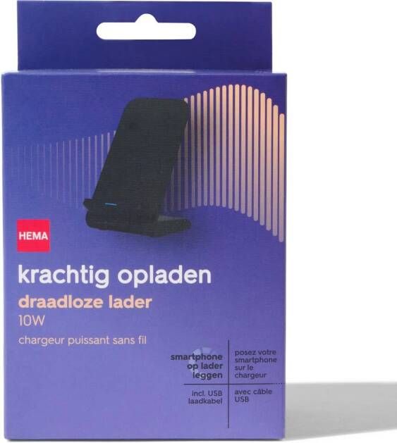 HEMA Oplader Draadloos 12x7 Zwart