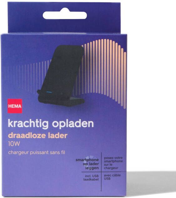 HEMA Oplader Draadloos 12x7 Zwart