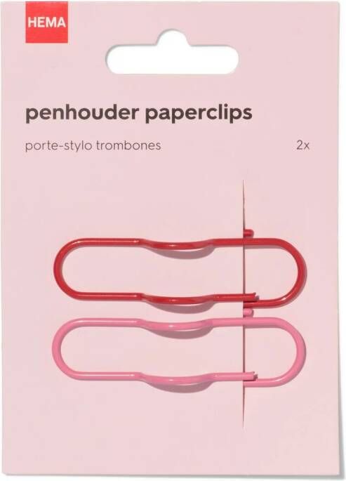 HEMA Paperclip Met Penhouder 2 Stuks