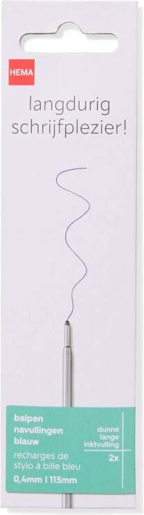 HEMA Penvulling Dun Voor 0.4mm Pen