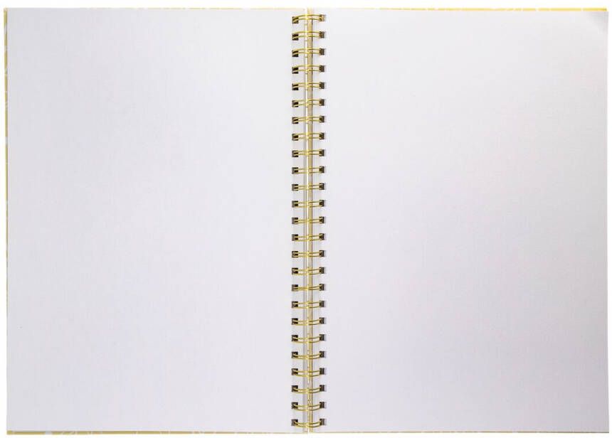 HEMA Plakboek Blanco Met Spiraal 32.5x23 Beige