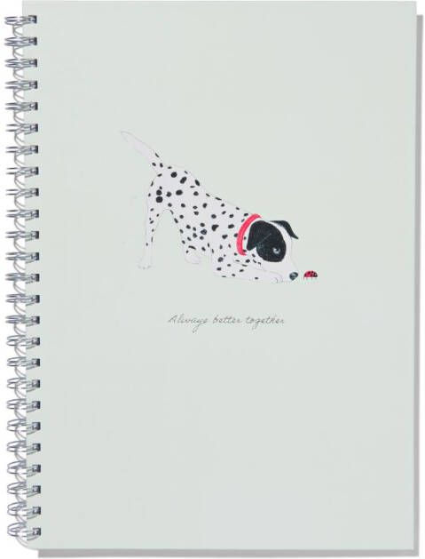 HEMA Plakboek Met Spiraal 32.5x23 Blanco Dalmatiër