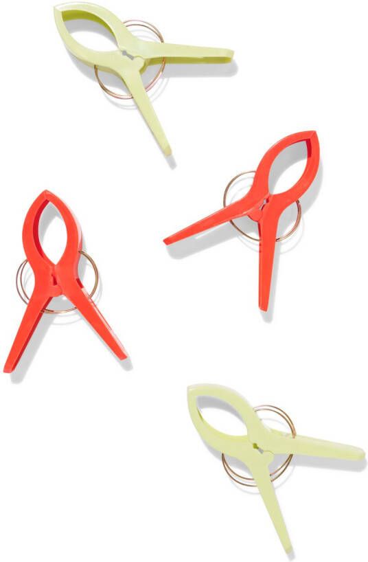 HEMA Plastic Knijpers Voor Handdoek (multi)