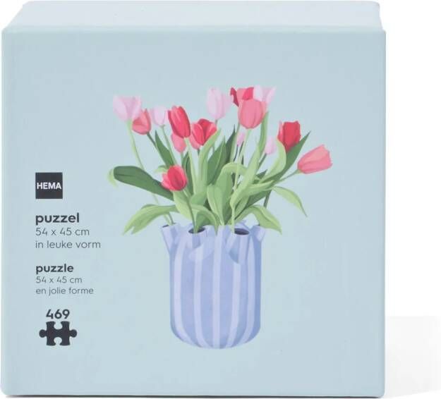 HEMA Puzzel Tulpenvaas 469 Stukjes