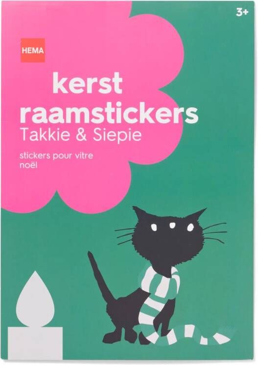 HEMA Raamstickers Takkie & Siepie (multi)