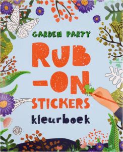 HEMA Rub-on Stickers Kleurboek Garden Party