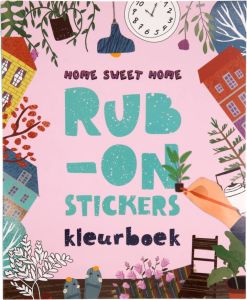 HEMA Rub-on Stickers Kleurboek Home Sweet Home