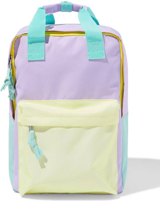 HEMA Rugtas 26x38cm Vierkant Pastelkleuren