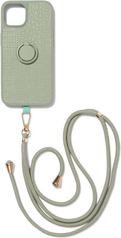 HEMA Sassy Me Hardcase Met Telefoonkoord En -ring IPhone 13 14