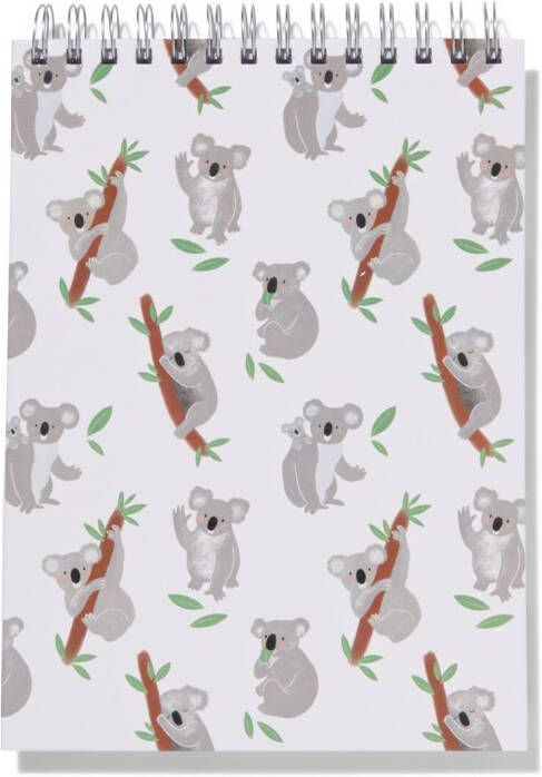 HEMA Schetsboek Met Spiraal Blanco Koala 25.5x18.6