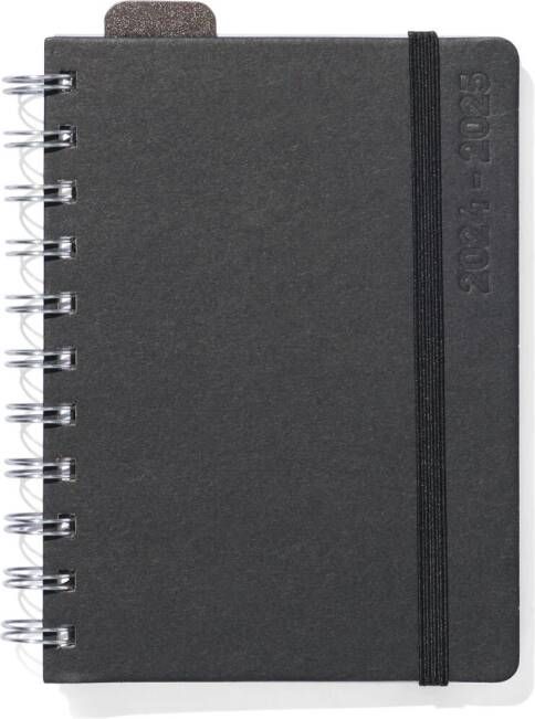 HEMA Schoolagenda 24 25 Met Spiraal 15x11 Zwart