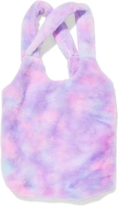 HEMA Schoudertas 60x45cm Fluffy Paars