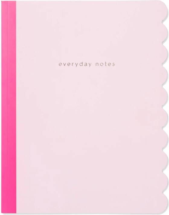 HEMA Schrift 25.5x20cm Lijnen Roze