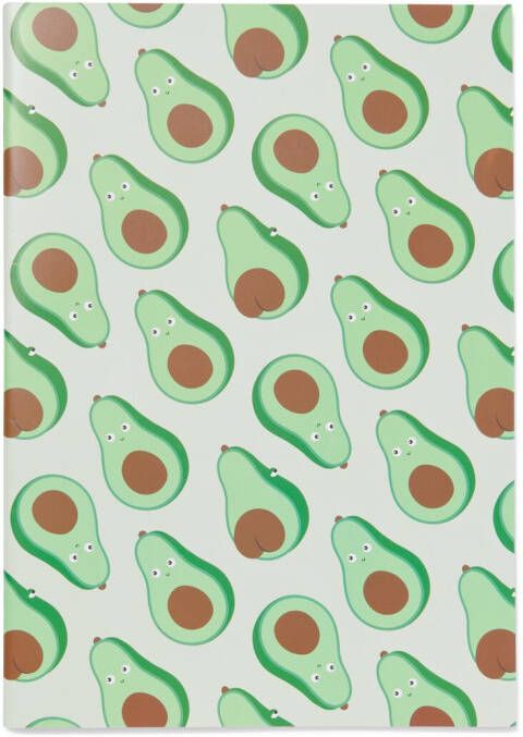 HEMA Schriften A4 Gelinieerd Avocado 2 Stuks