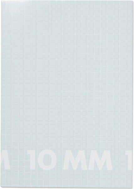 HEMA Schriften A4 Geruit 10x10mm Mint 3 Stuks