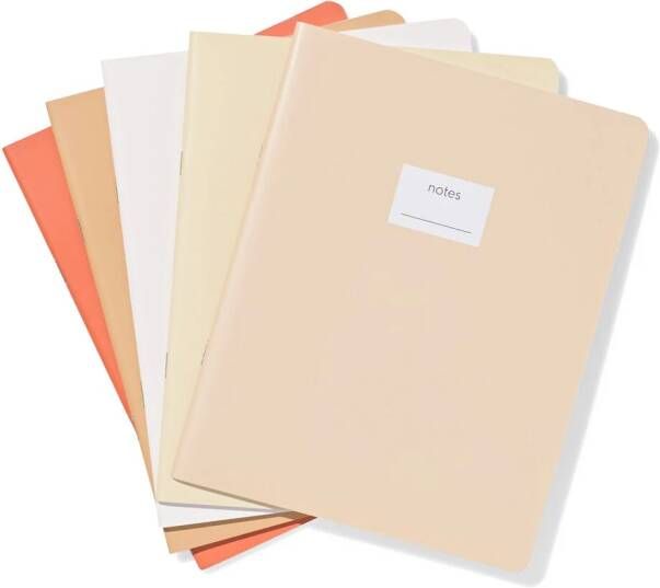 HEMA Schriften A5 Lijnen 5 Stuks